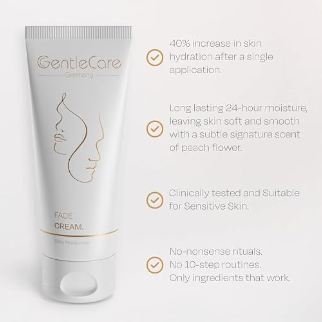 Meditrade GentleCare Face Cream – Hydrating Moisturiser for Sensitive Skin