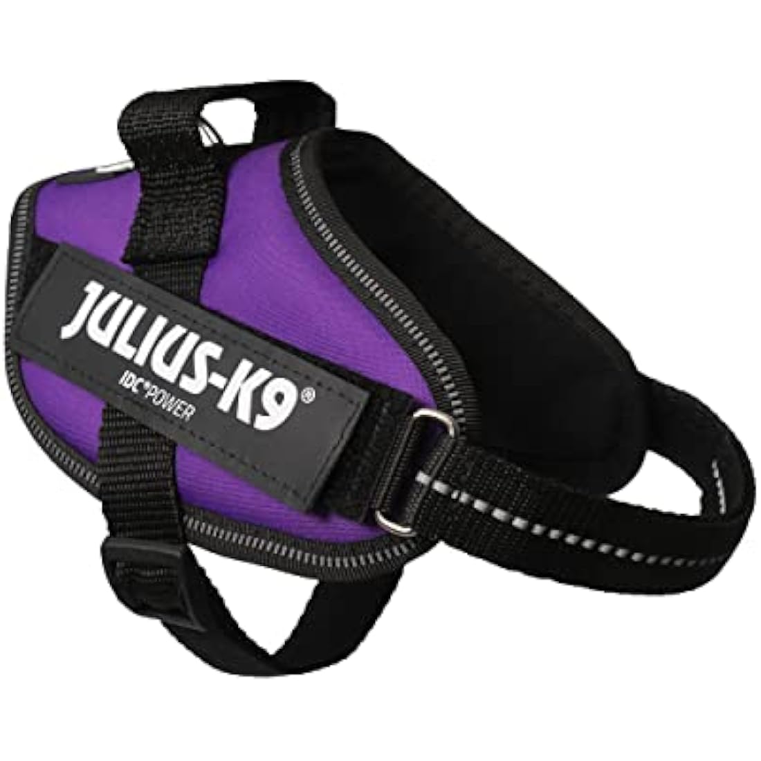 Julius-K9 IDC Powerharness | Reflective Dog Harness - Dark Purple, XS