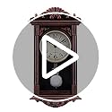 Jomparis Retro Pendulum Wall Clock – 16 Inch Decorative Bronze Clock