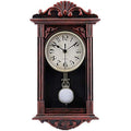 Jomparis Retro Pendulum Wall Clock – 16 Inch Decorative Bronze Clock