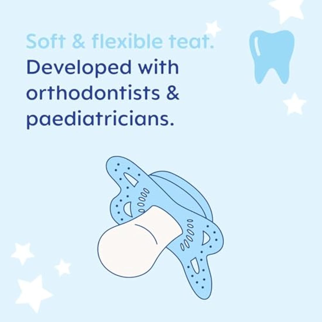 MAM Original Night Soothers | Glow in the Dark Pacifiers | 0-6m | 2 Pack
