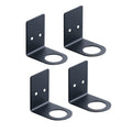 BiJun Wall Mounted Soap Dispenser | Stainless Steel Shampoo Holder - Black