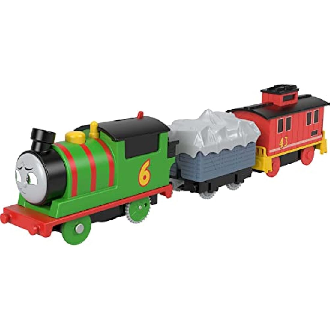 Thomas & Friends Motorized Percy Train with Brake Car Bruno Toy