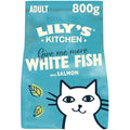 Lily's Kitchen Grain-Free White Fish & Salmon Dry Cat Food - 4 x 800g