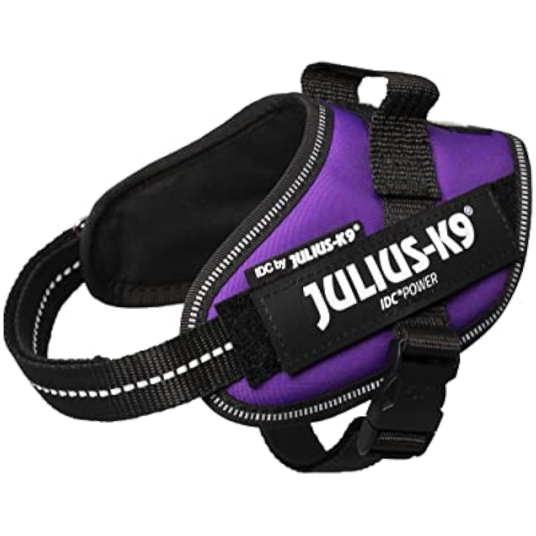 Julius-K9 IDC Powerharness | Reflective Dog Harness - Dark Purple, XS