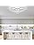 DELIPOP 48W Modern LED Ceiling Light – 4-Head Round Lamp, 6500K Cool White