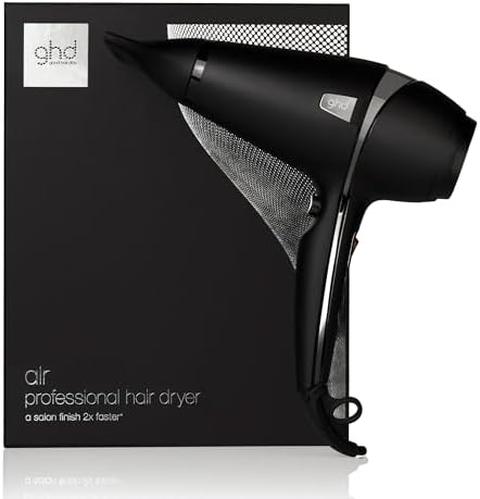 ghd Air Hair Dryer – Professional Ionic Salon Hairdryer with UK Plug