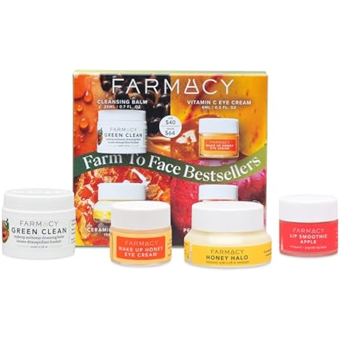Natural Skincare Set - 4-Piece Hydrating Bestsellers Kit