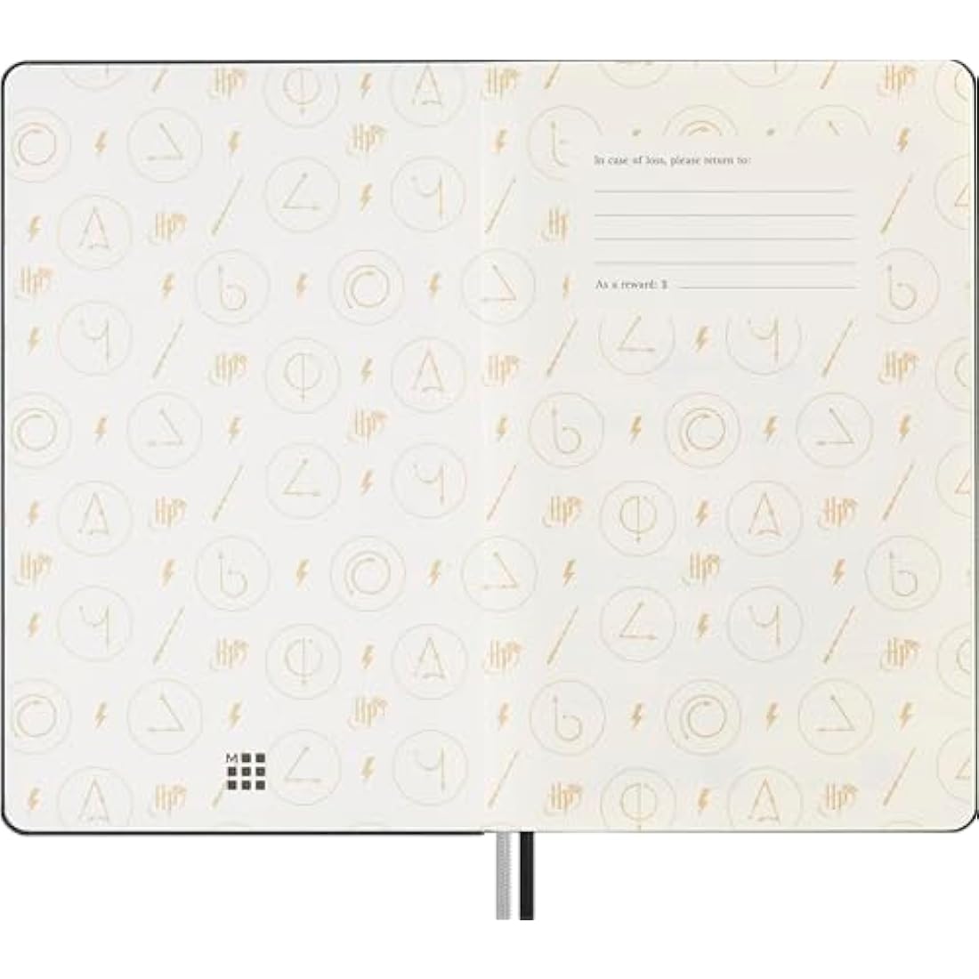 Moleskine Harry Potter Spells Gift Set | Kaweco Pen & Ruled Notebook