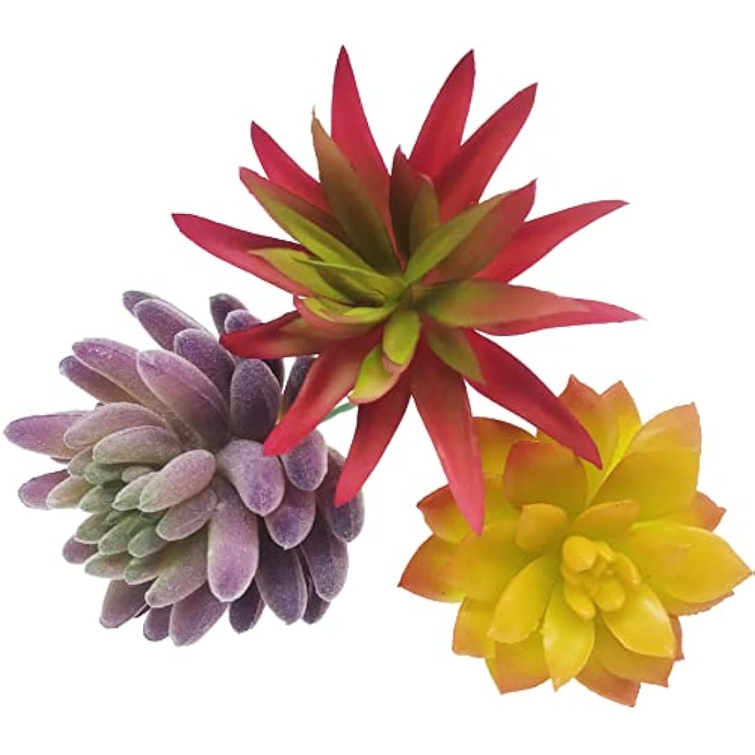Jolof Store 20 Pack Realistic Artificial Succulents – Multicolor Faux Plants