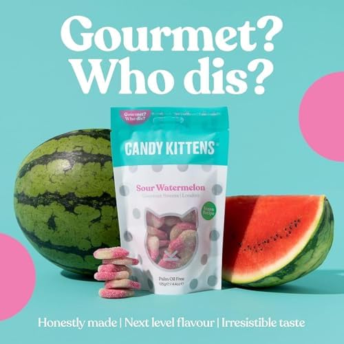 Candy Kittens Vegan Sweets Bundle | 5 Gourmet Fruit Gummy Bags (5 x 140g)