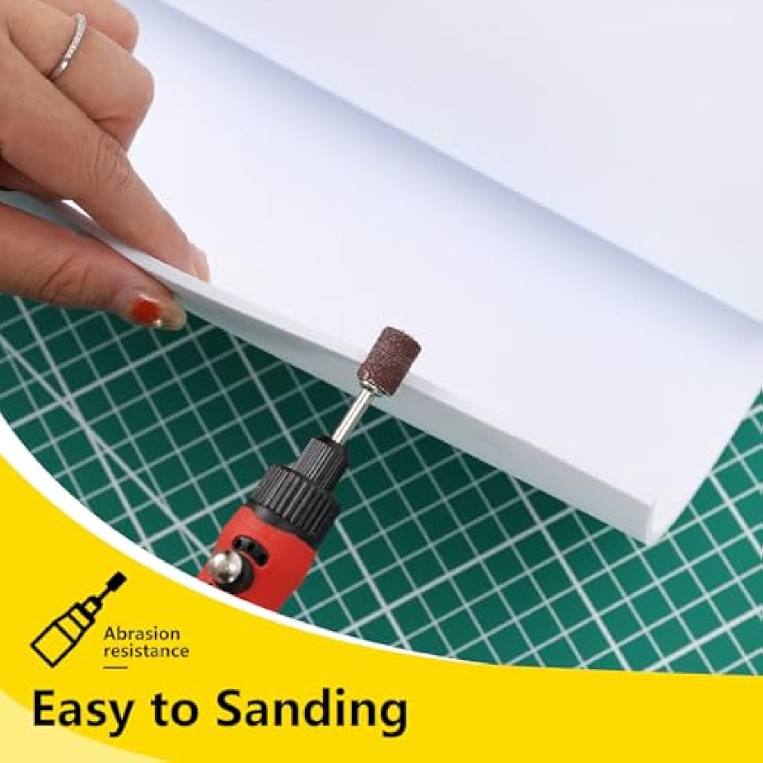 Do²ping White EVA Foam Sheets – 6mm High Density Craft Foam, 2-Pack