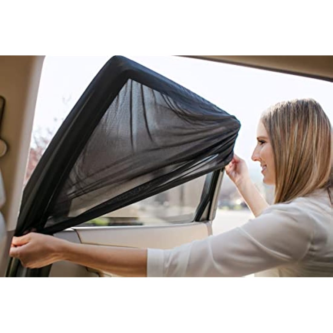 Car Window Shades for Baby – UV Protection SUV Mesh (2 Pack)