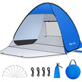 Glymnis Pop Up Beach Tent | UPF 50+ UV Sun Shelter with Zipper Porch