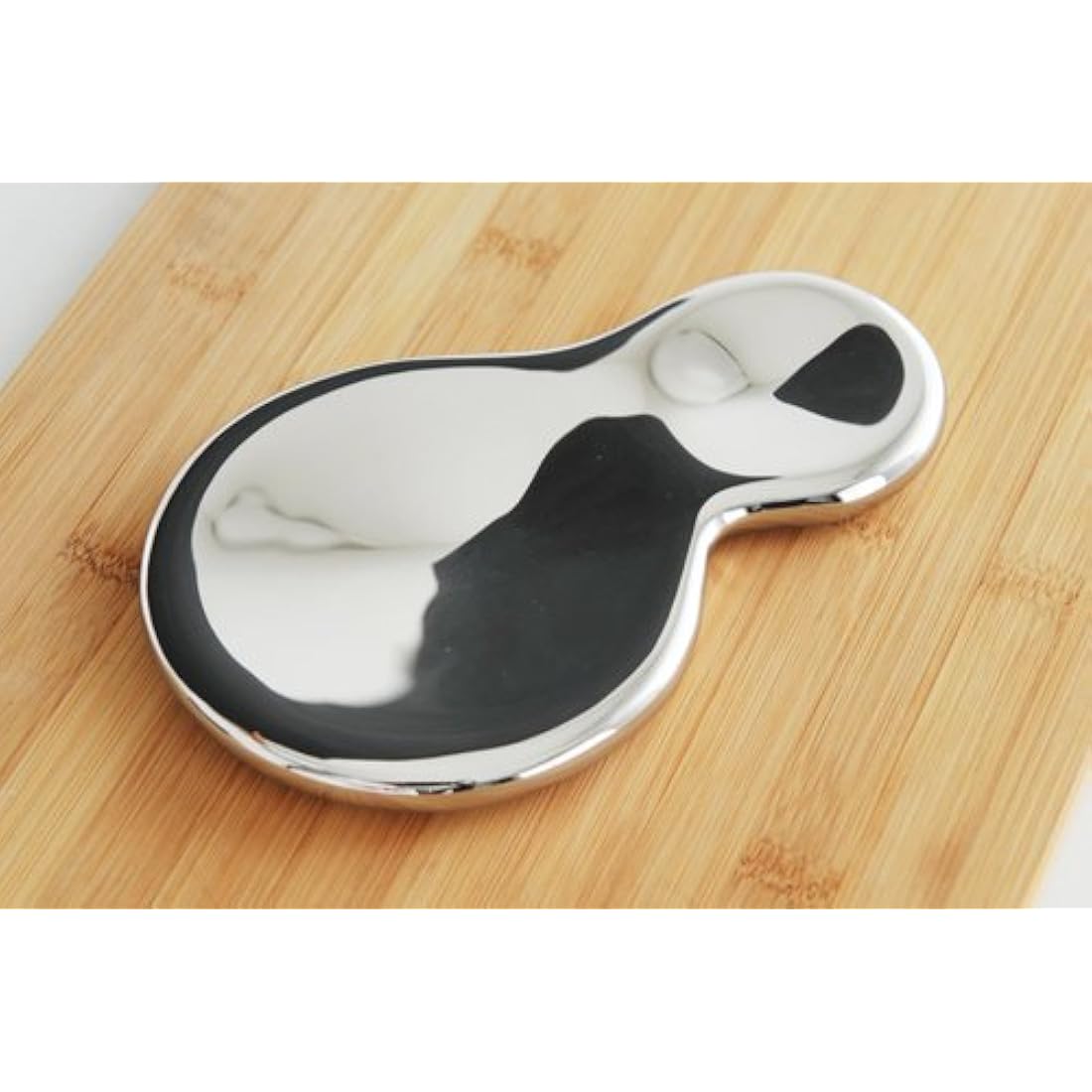 Alessi T-1000 Stainless Steel Spoon Rest and Utensil Holder – Silver