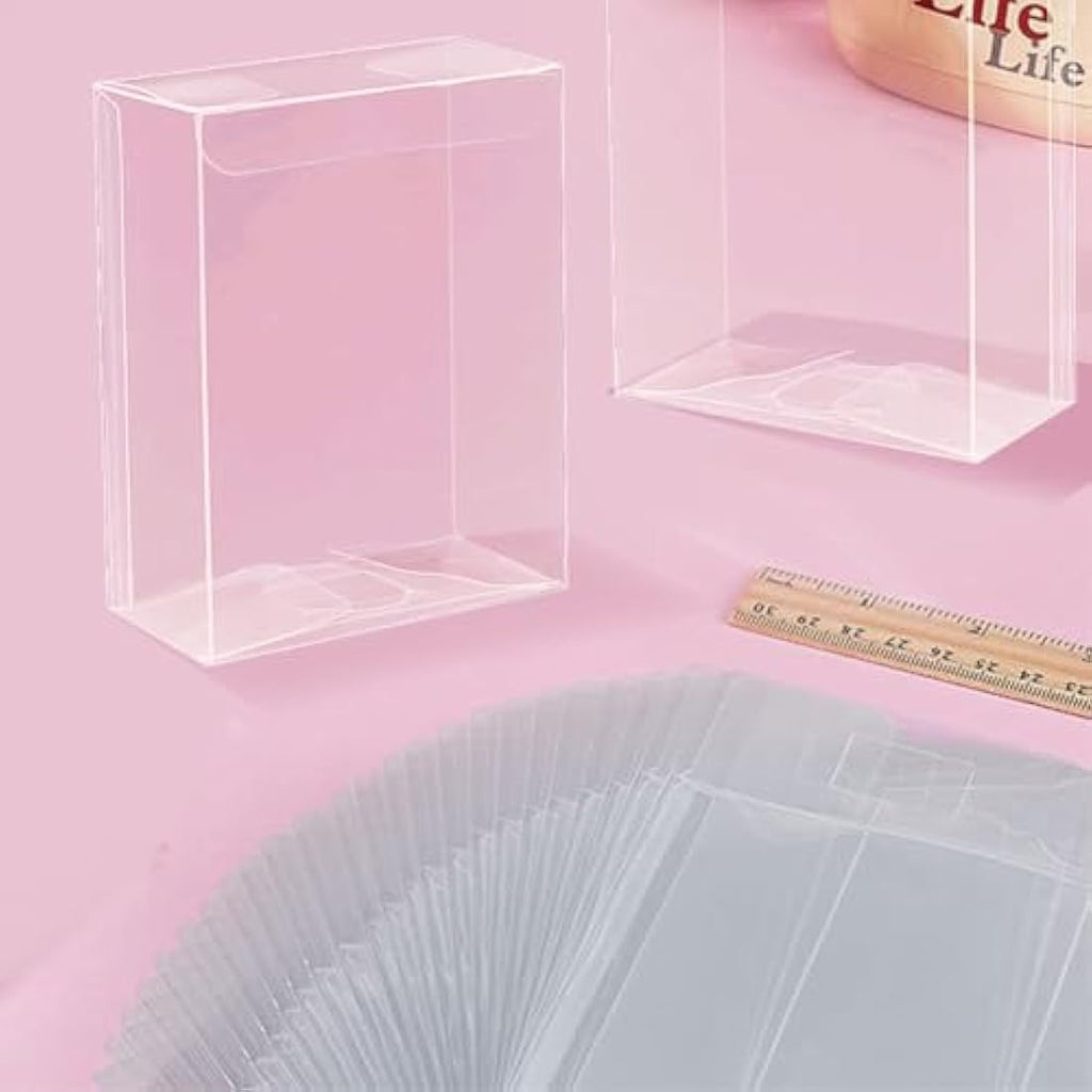 BENECREAT Clear PVC Wedding Favor Boxes - 30 Pack Transparent Gift Boxes