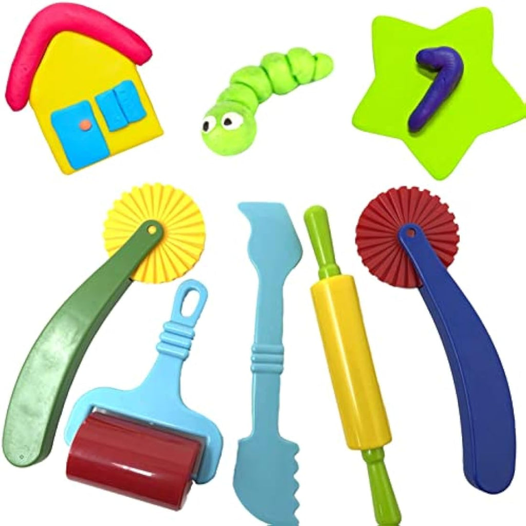 Jolof Store Playdough Set – 5 Piece Dough Tools & Cutters for Toddlers