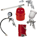Einhell 5-Piece Air Tool Accessory Set | Compressor Kit with Hose