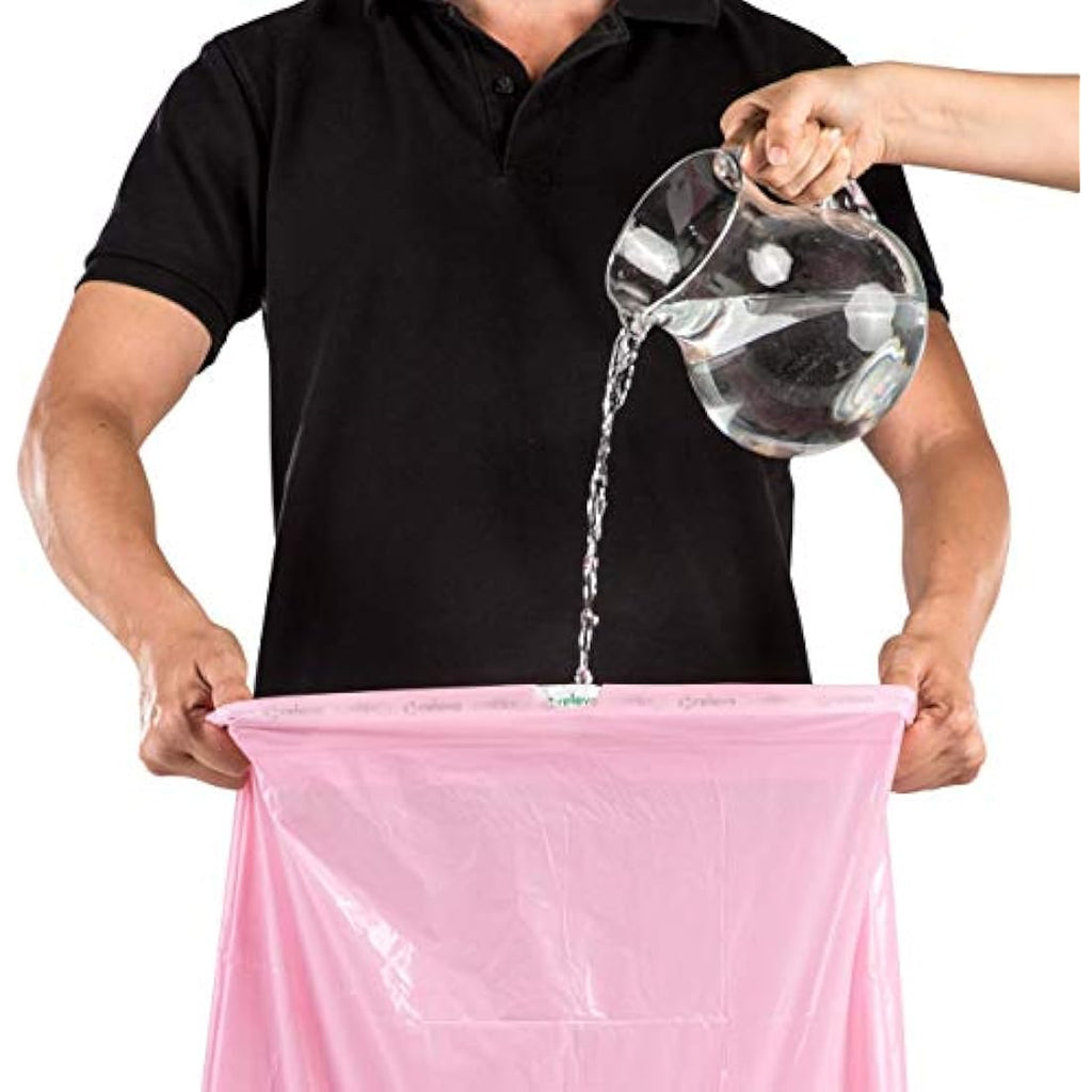 Relevo 30L Scented Bin Liners – 100% Recycled Pink Bin Bags (45 Units)