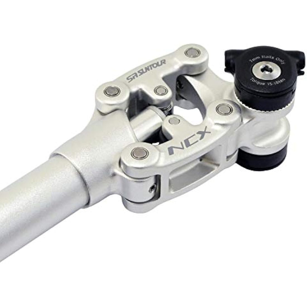 SR Suntour SP12 NCX Suspension Seatpost – 31.6x400mm Silver MTB