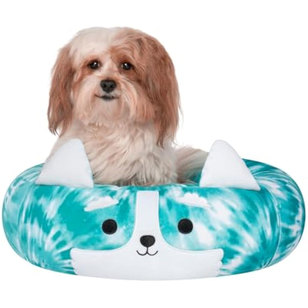 Squishmallows Halver the Corgi Pet Bed – 20-Inch Ultrasoft Plush Bed