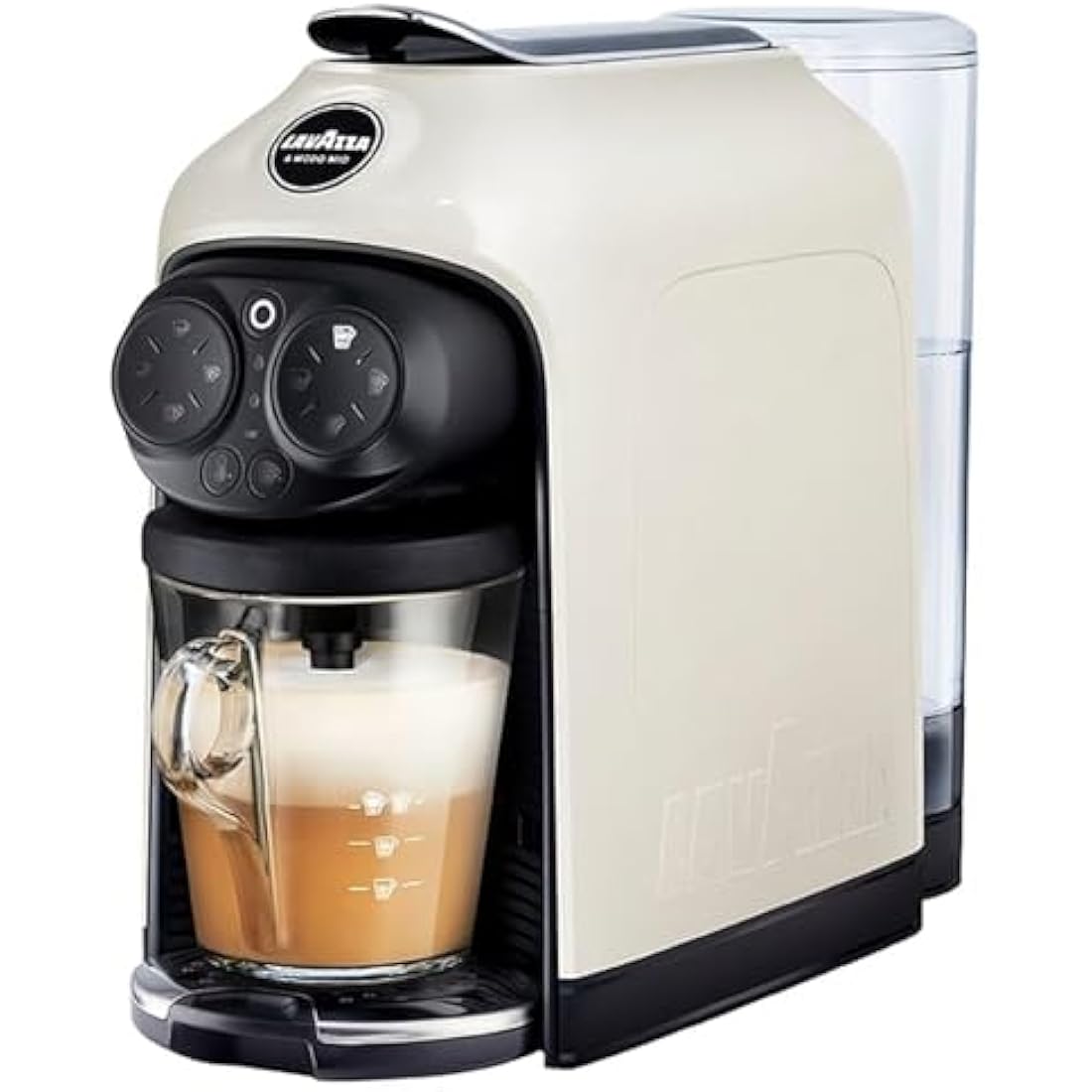 Lavazza A Modo Mio Deséa Coffee Machine | One-Touch Espresso Maker, Cream
