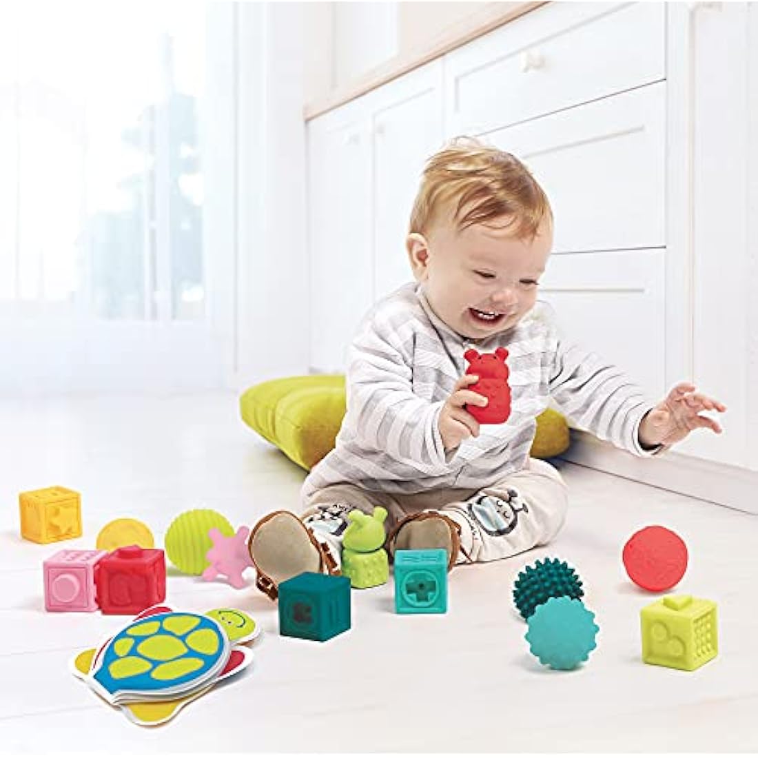 LUDI Spring Learning Box – Baby and Toddler Playpen for Motor Skills