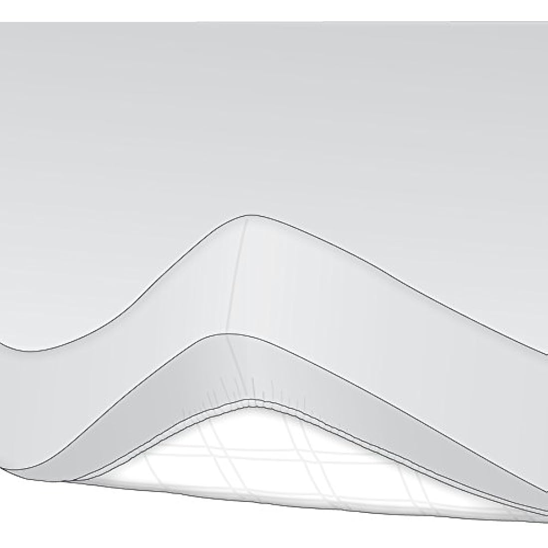 Setex Waterproof Molton Mattress Protector | 70x140cm Cotton Junior