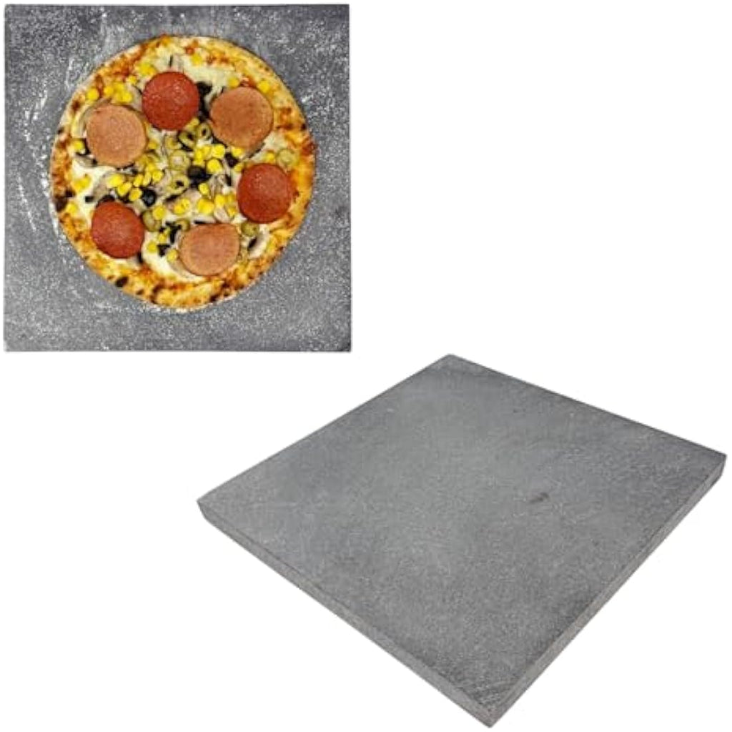 Camp&Fire Volcanic Pizza Stone – 30x30cm Natural Baking & BBQ Stone