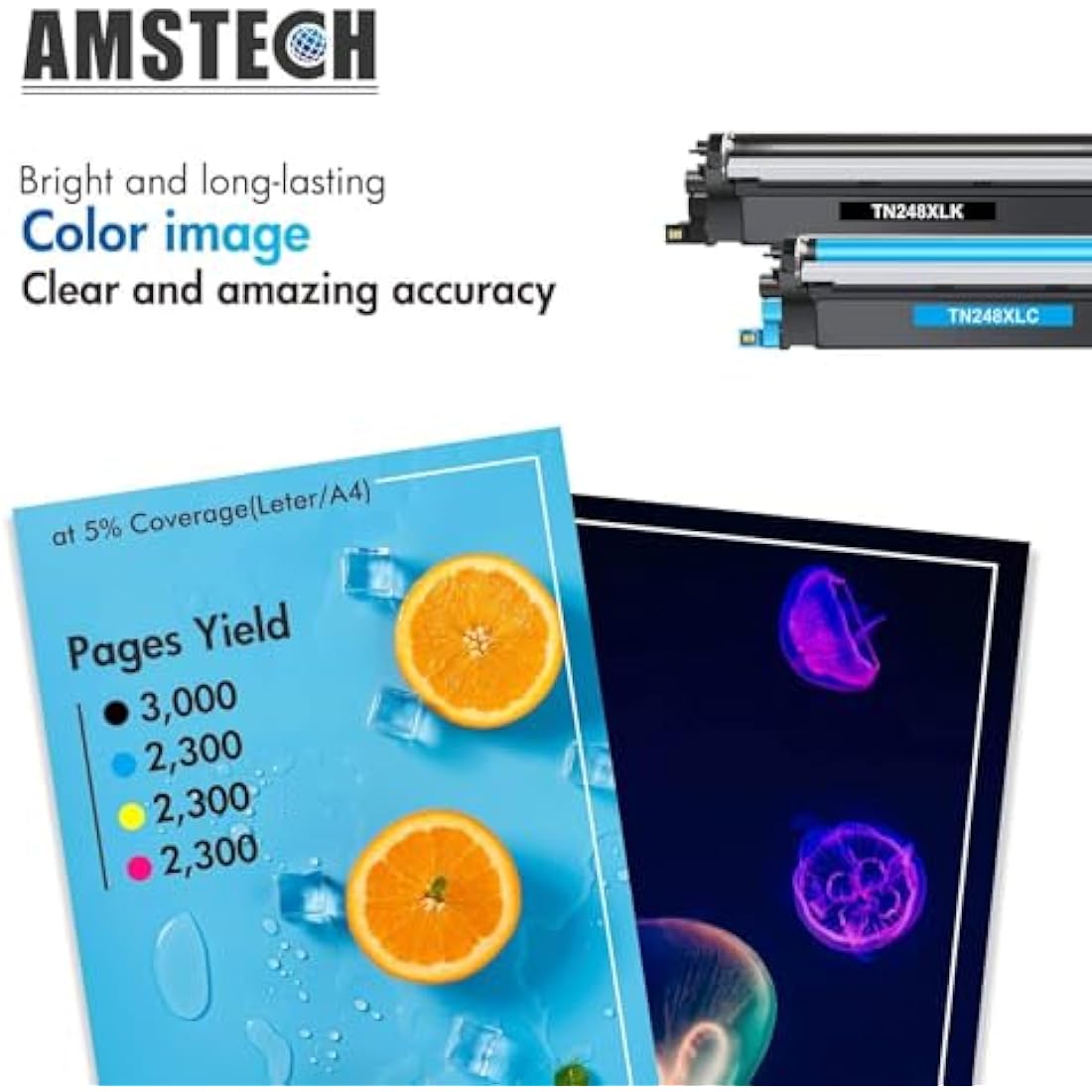 Jolof Store TN248XL Compatible Toner Cartridge for Brother MFC-L3760CDW