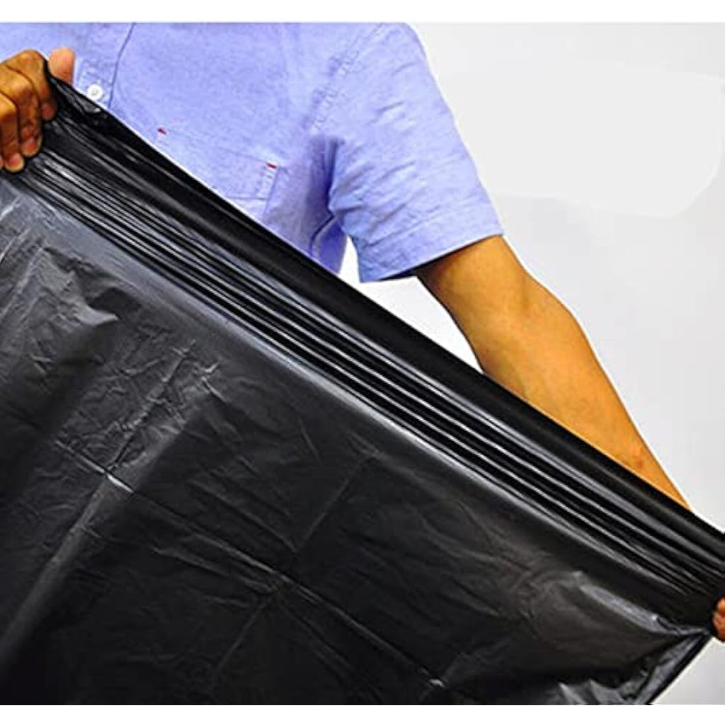 Homewise 100 Heavy Duty 240L Wheelie Bin Bags – Black Refuse Sacks