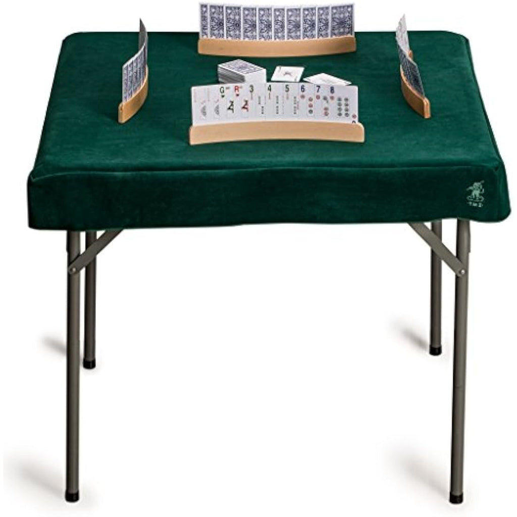 Yellow Mountain Imports 34x34 Square Felt Table Cover for Poker & Mahjong