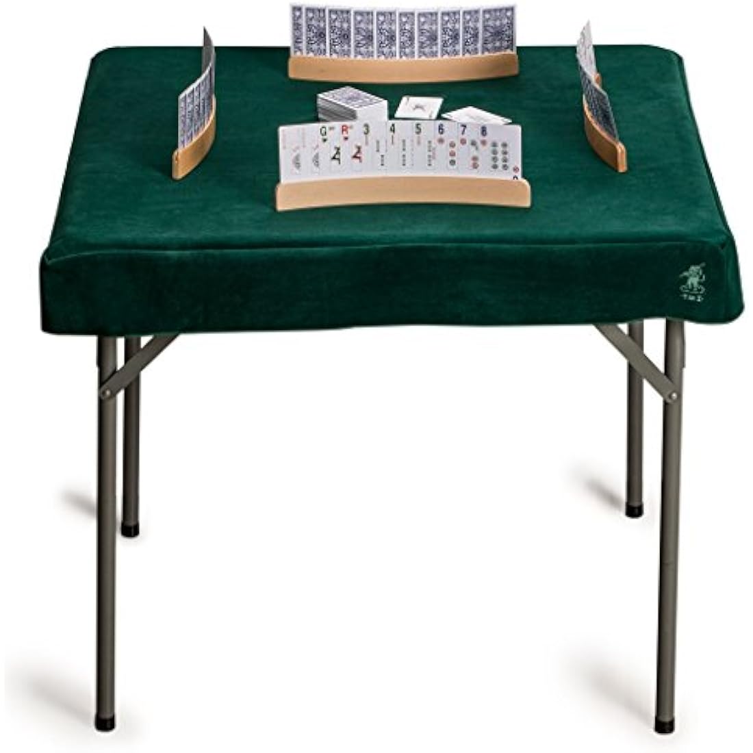 Yellow Mountain Imports 34x34 Square Felt Table Cover for Poker & Mahjong