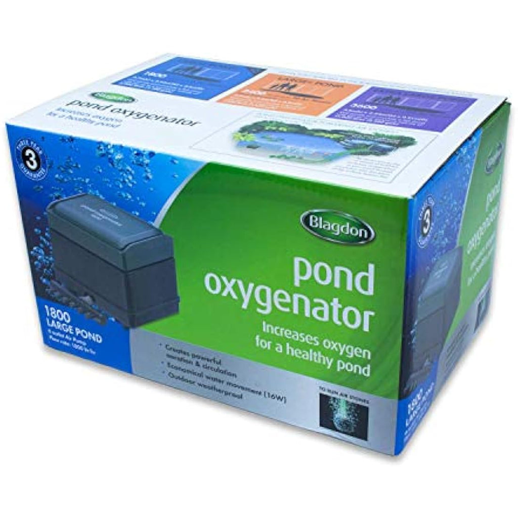 Blagdon Pond Oxygenator 1800 | 6 Outlet Air Pump for 10,000L Ponds
