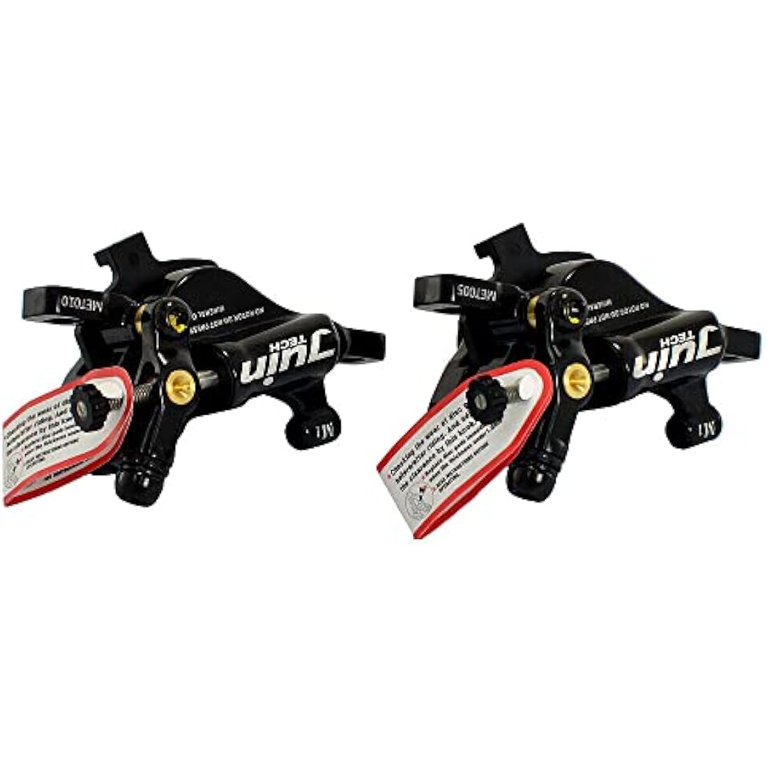 Juin Tech M1 Hydraulic Disc Brake Set - Dual-Piston MTB E-Bike Brakes