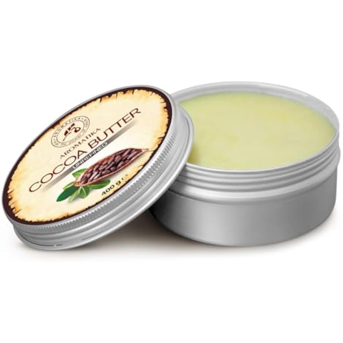 Unrefined Cocoa Butter – 400g Pure Natural Body Moisturizer