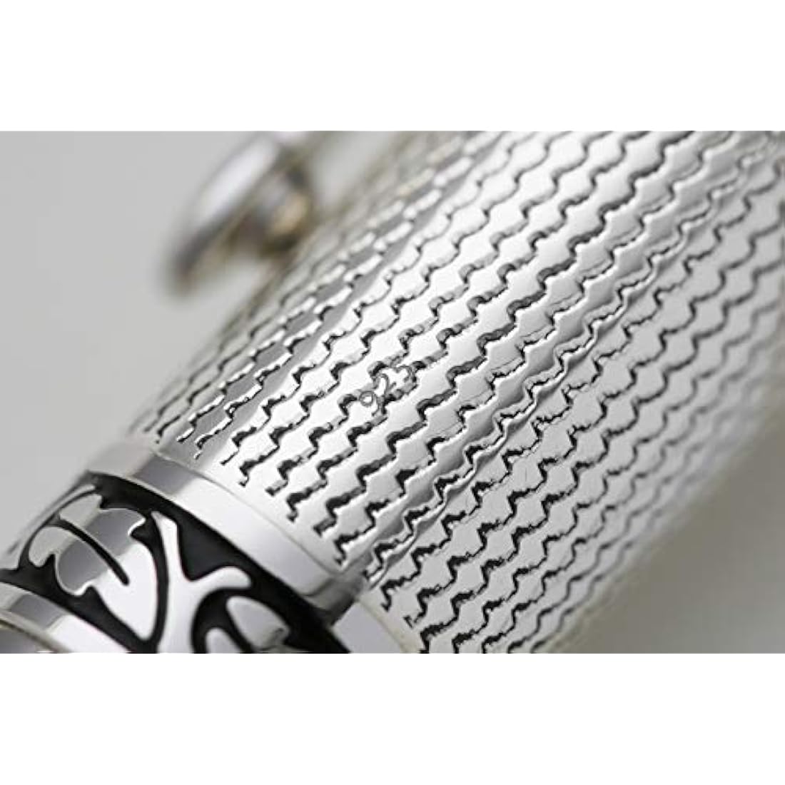 Xezo Tribune Ballpoint Pen | Solid Sterling Silver & Platinum Plated