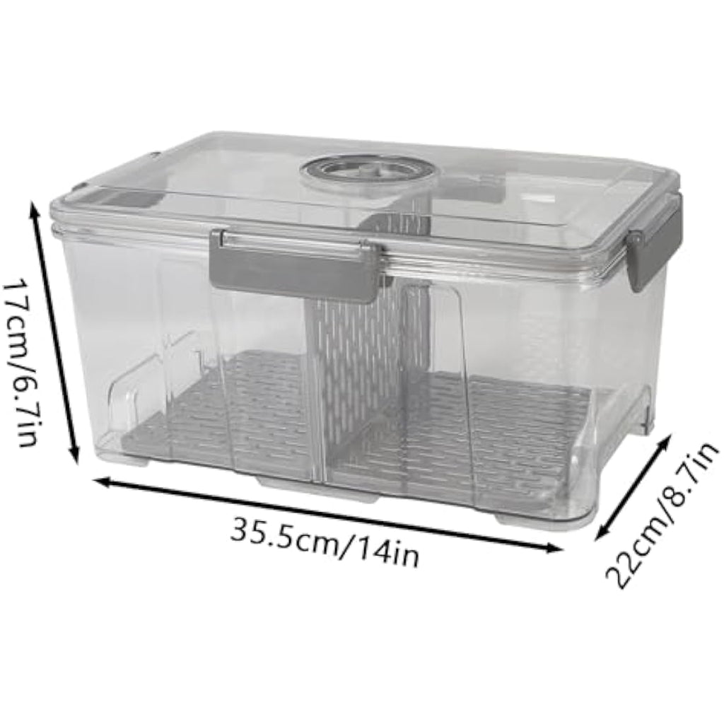 Airtight Bread Bin – Vacuum Storage Box with Time Dial