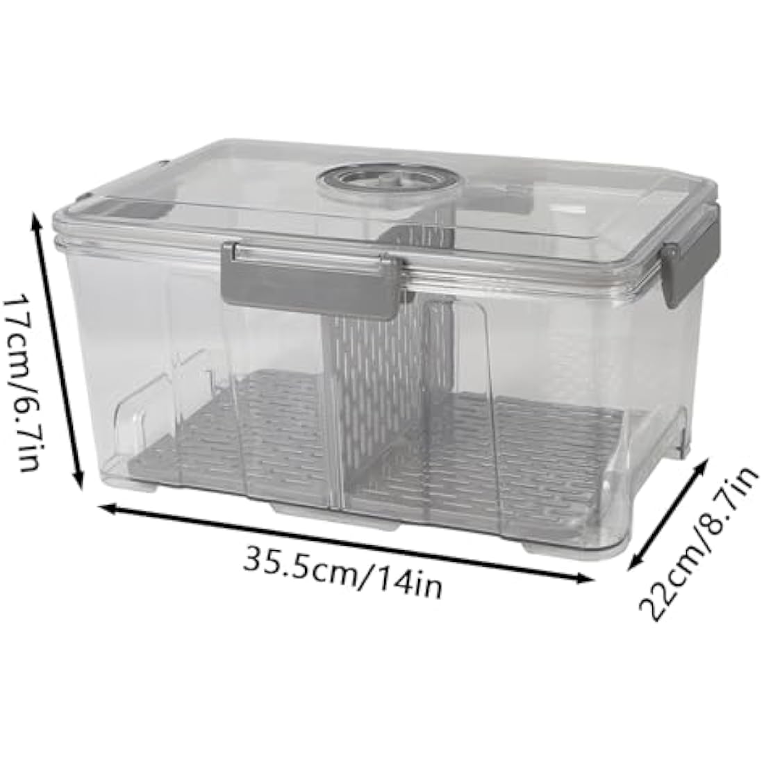 Airtight Bread Bin – Vacuum Storage Box with Time Dial
