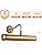 YOKER Antique Brass Picture Wall Light – 355mm E14 LED Display Lamp