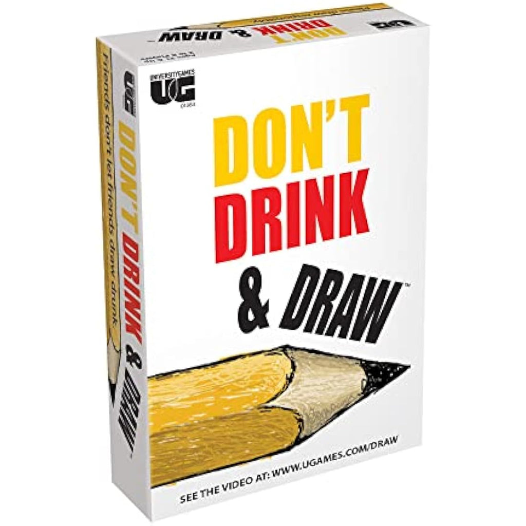 University Games Don't Drink and Draw - Adult Party Drawing Game