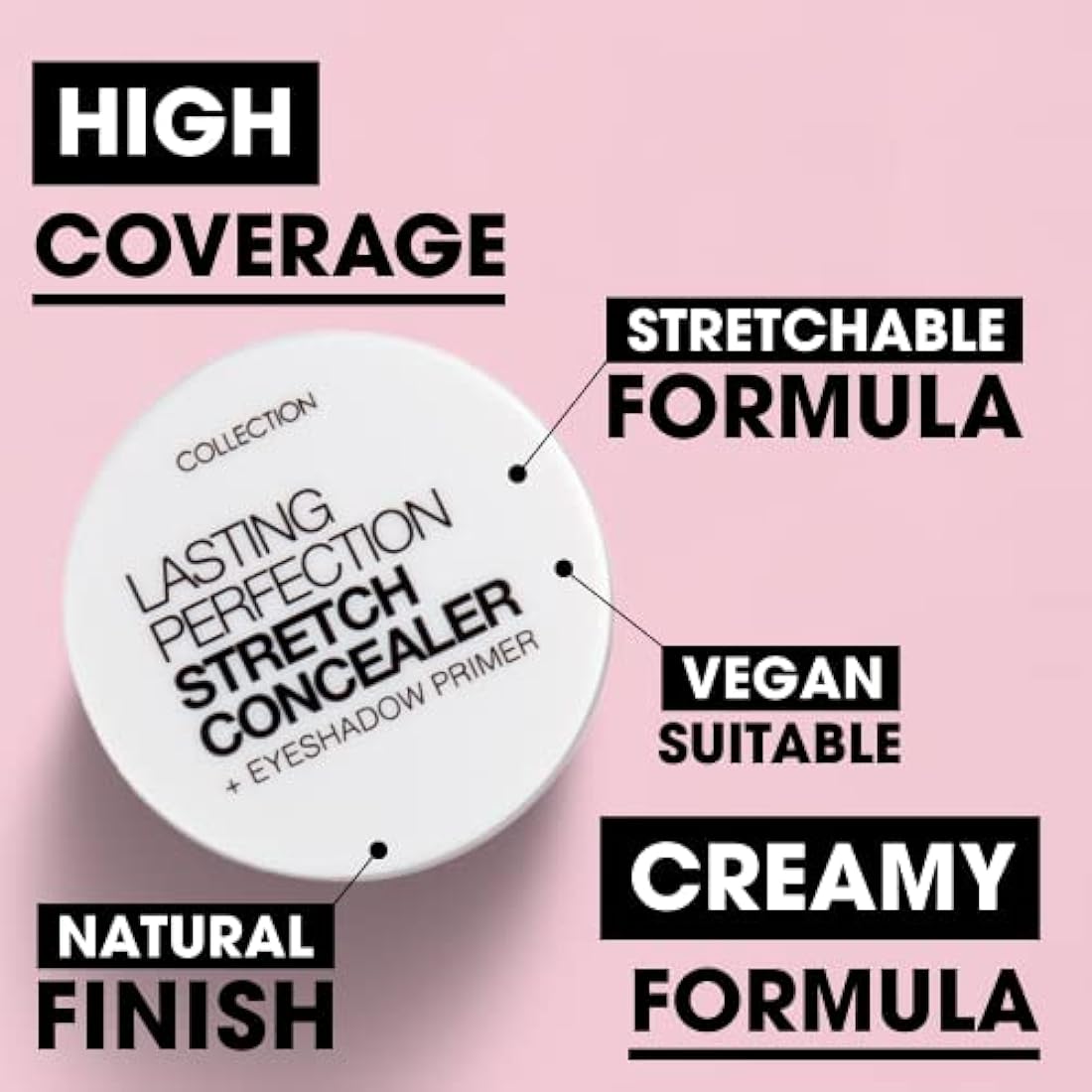 Collection Cosmetics Lasting Perfection Concealer – Buttermilk, 6g