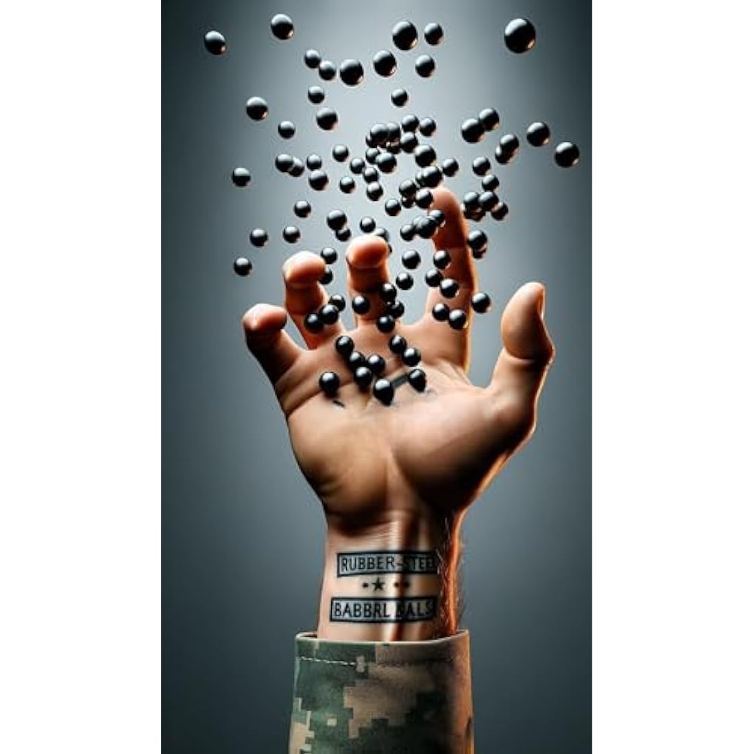 Jolof Store .68 Cal Rubber Steel Balls – 7g Heavy Defense Ammo (100ct)