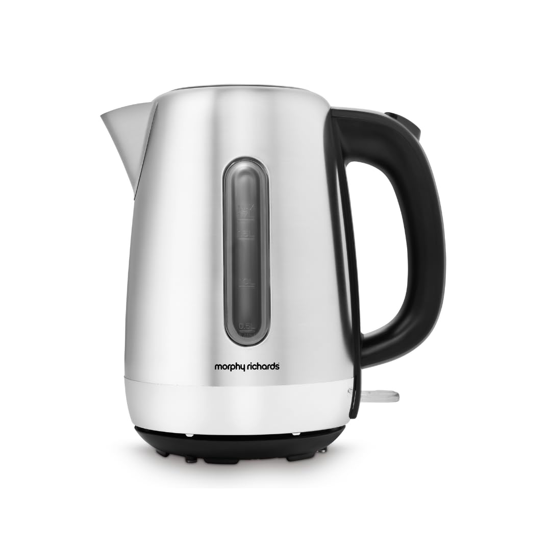Morphy Richards Equip Electric Kettle – 1.7L Rapid Boil Stainless Steel
