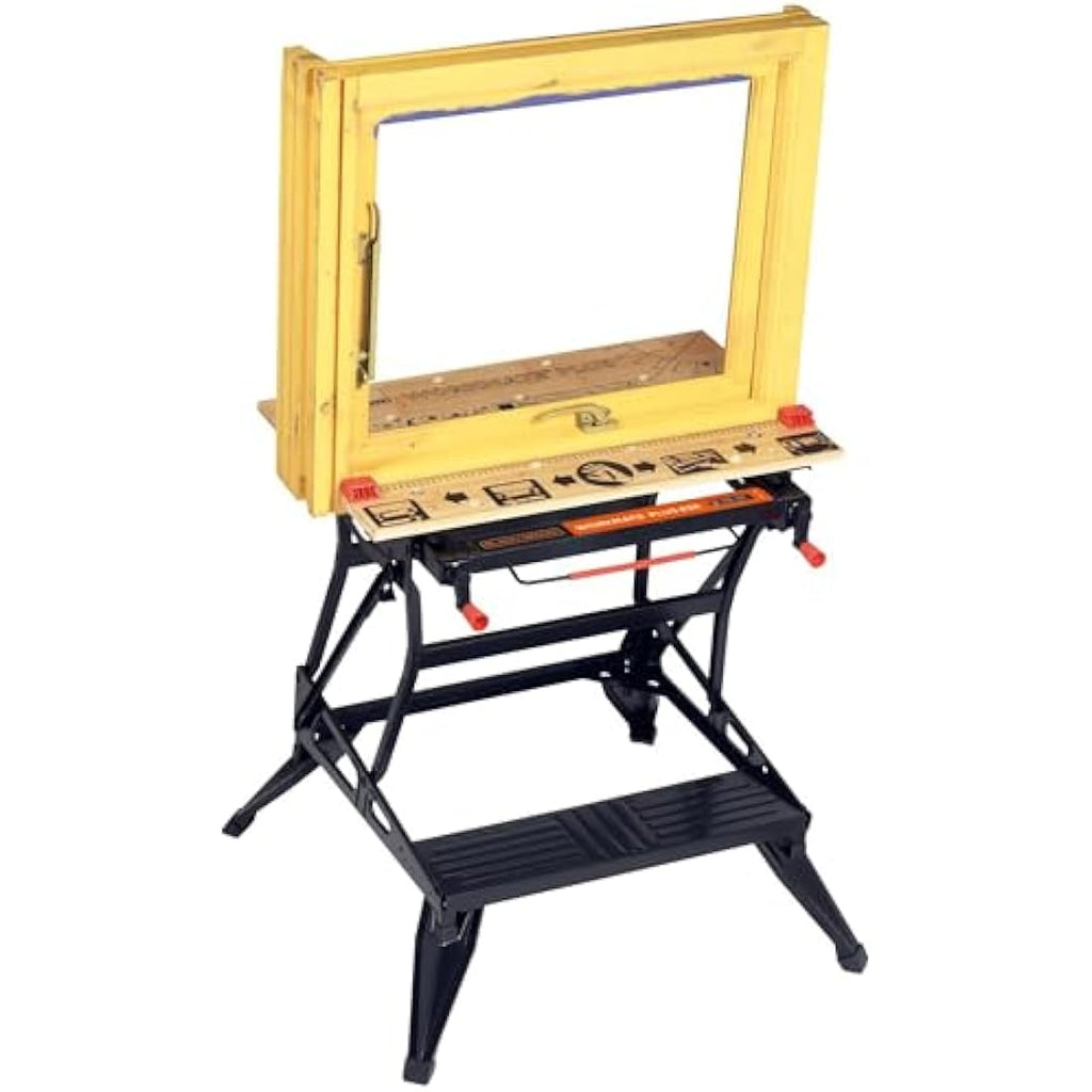 BLACK+DECKER Workmate 825 Dual-Height Folding Workbench & Vise – 250kg