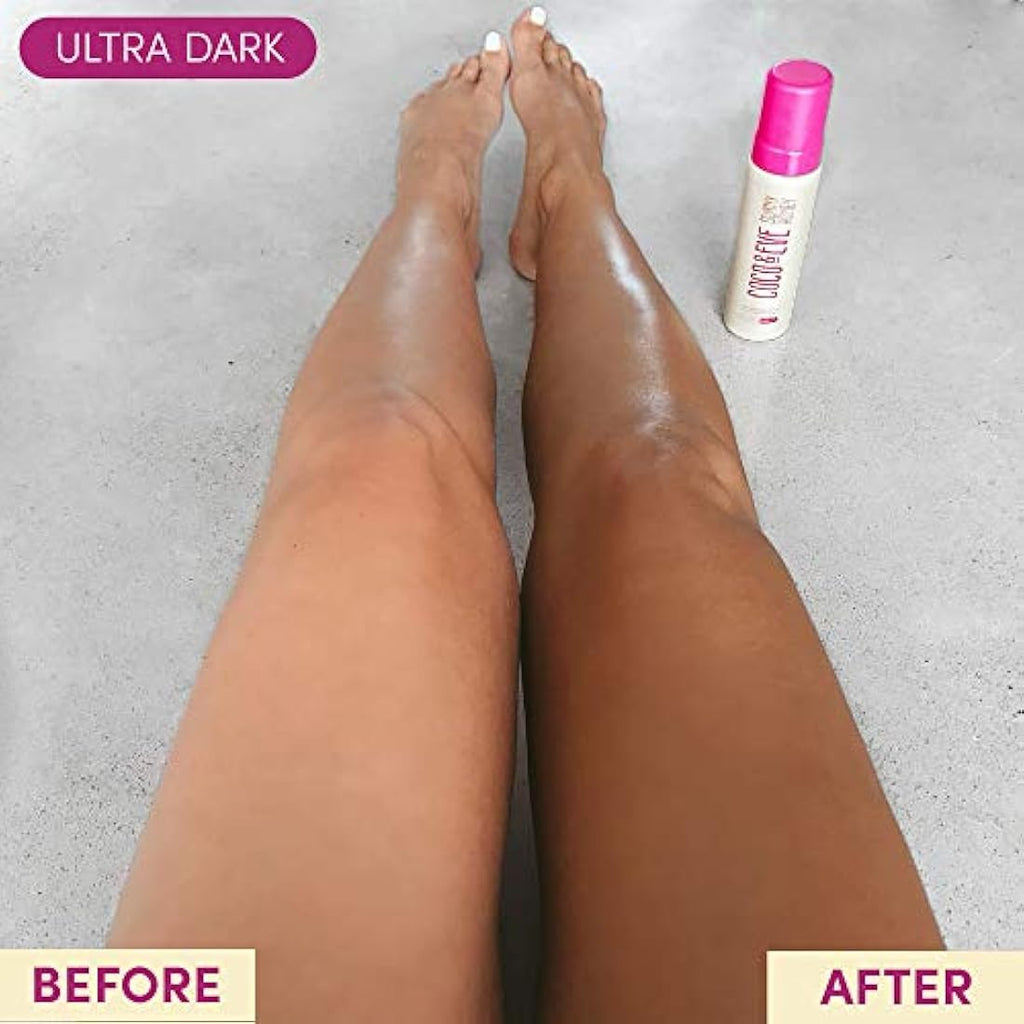 Coco & Eve Sunny Honey Self Tanner Mousse Set - Ultra Dark with Mitt