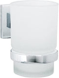 Fackelmann Mare Glas mit Halter – Chrom Wandhalterung für das Badezimmer