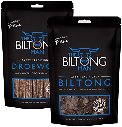 The Biltong Man Beef Biltong & Droëwors Combo | High Protein | 1kg