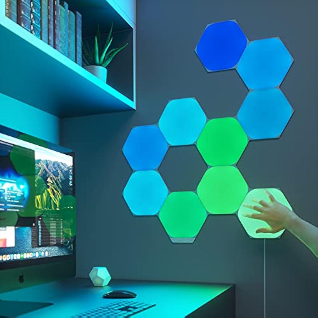 Nanoleaf Shapes Hexagon Expansion Pack | 3 Modular LED Smart Panels