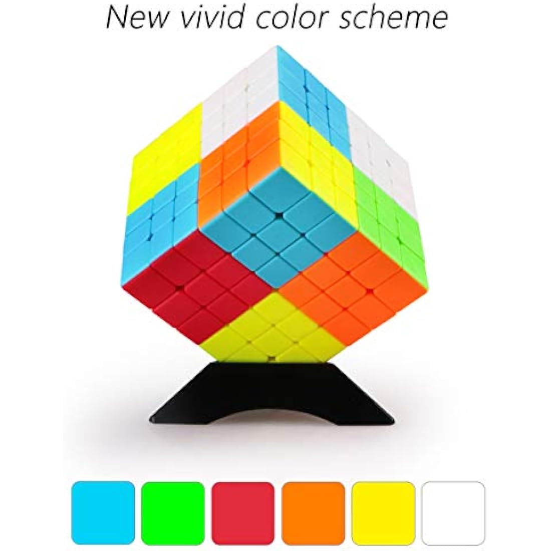 6x6 Speed Magic Cube – Stickerless ABS 3D Puzzle Toy